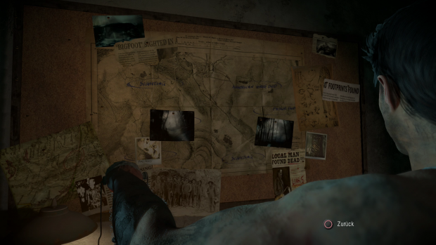 Auch die klassische Psychopathen-Fototapete gibt es im Spiel. (Screenshot: Golem.de)